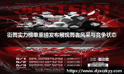 街舞实力榜单重磅发布展现舞者风采与竞争状态