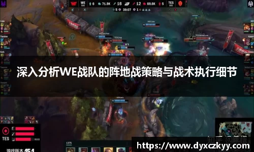 深入分析WE战队的阵地战策略与战术执行细节